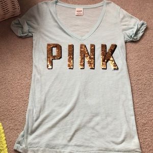 Light blue “pink” t shirt!